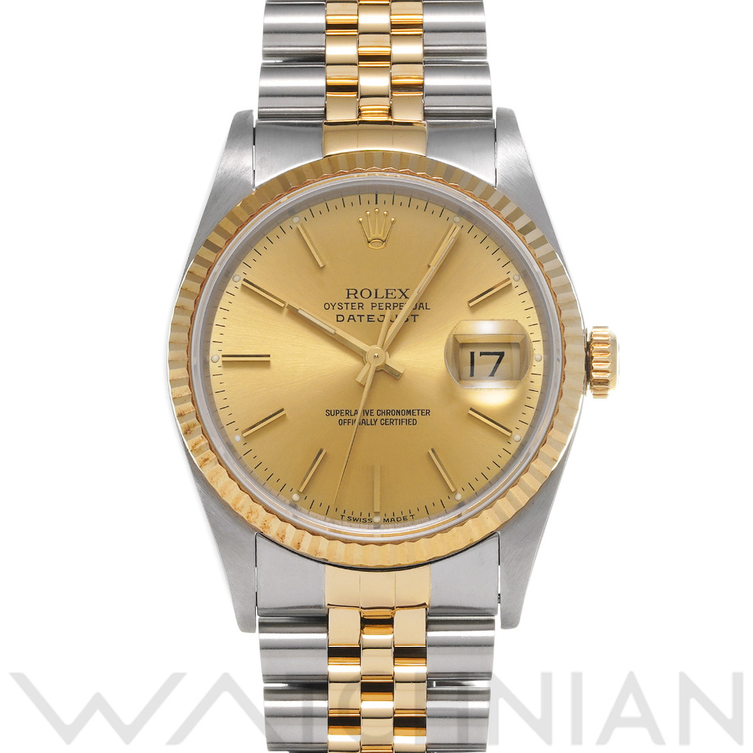 ROLEX(ロレックス)の中古 ロレックス ROLEX 16233 C番(1992年頃製造) シャンパン メンズ 腕時計 メンズの時計(腕時計(アナログ))の商品写真