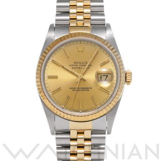 ロレックス(ROLEX)の中古 ロレックス ROLEX 16233 C番(1992年頃製造) シャンパン メンズ 腕時計(腕時計(アナログ))