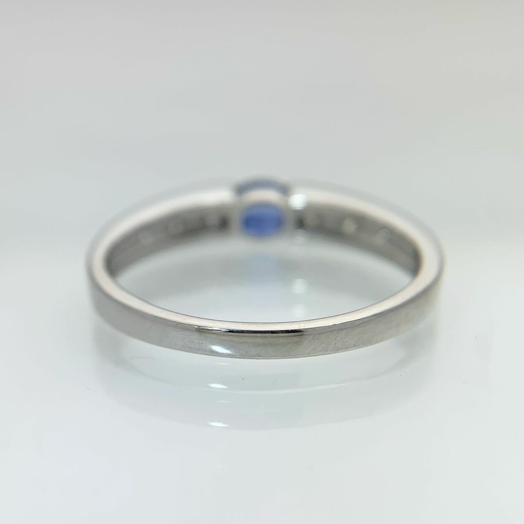 新品 サファイア ダイヤモンド リング 0.29ct Pt950 レディースのアクセサリー(リング(指輪))の商品写真