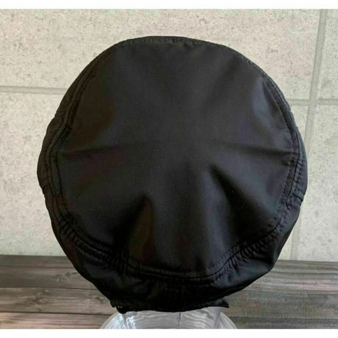 送料込 帽子 大きい XL 撥水 ワークキャップ UV99.9 UPF50+ 黒 メンズの帽子(キャップ)の商品写真