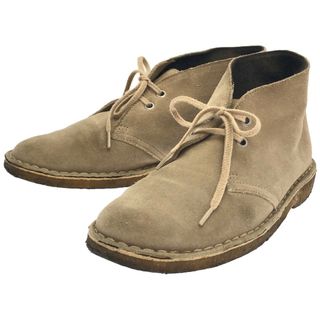 クラークス(Clarks)のClarks クラークス スエードチャッカブーツ ベージュ 5 1/2(ブーツ)