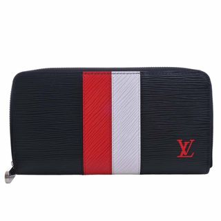 ルイヴィトン(LOUIS VUITTON)の【中古】LOUIS VUITTON ルイヴィトン エピ ストライプ ジッピーウォレット ラウンドファスナー 長財布 M62983 ブラック by(財布)