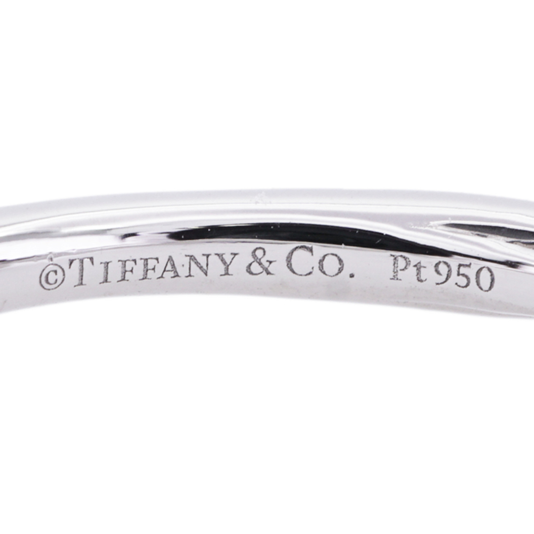 Tiffany & Co.(ティファニー)のティファニー ラウンド ブリリアント エンゲージメント リング ダイヤモンド プラチナ バンド ティファニー ハーモニー リング 指輪 レディースのアクセサリー(リング(指輪))の商品写真