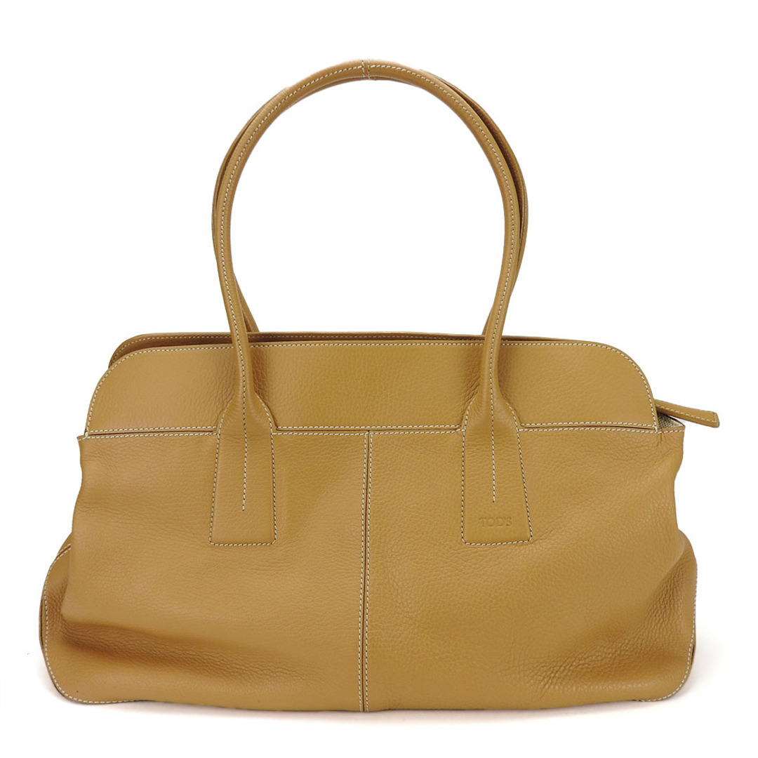TOD'S - 【中古】 トッズ トートバッグ レザー ベージュ TOD'S - 【中古】 トッズ トートバッグ レザー ベージュ