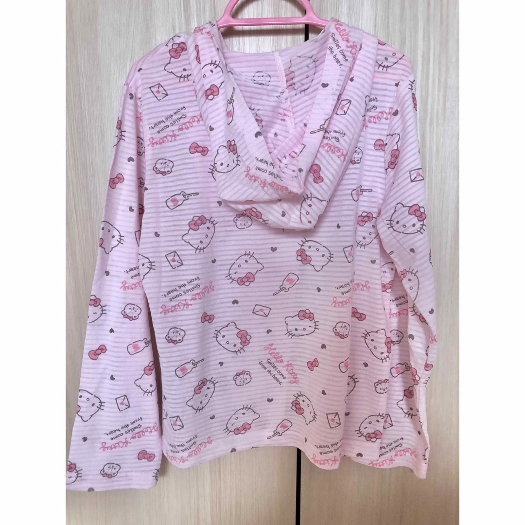 サンリオ(サンリオ)のサンリオ ロンＴ パーカーセット キッズ/ベビー/マタニティのキッズ服女の子用(90cm~)(Tシャツ/カットソー)の商品写真