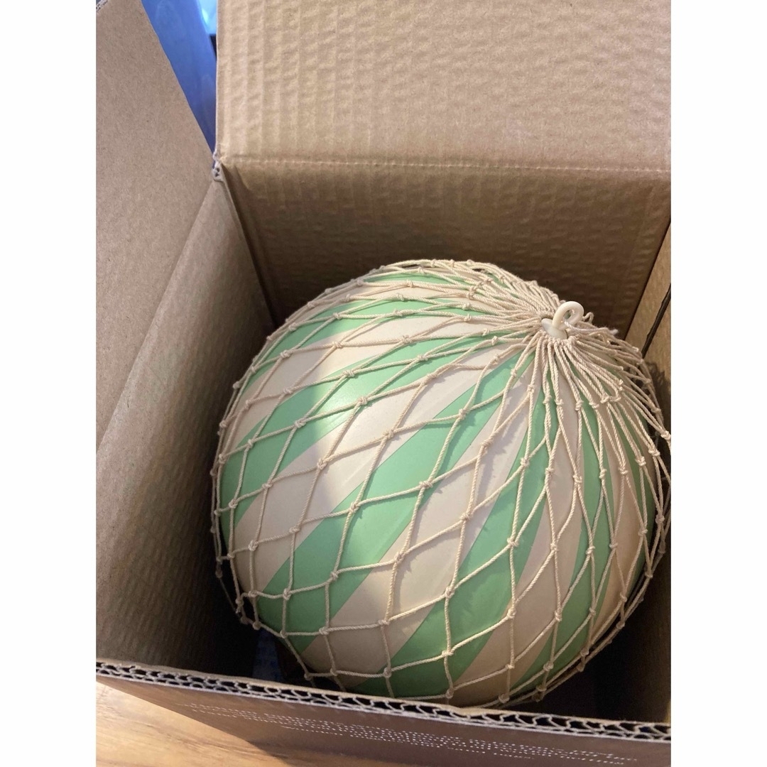 エアバルーン モビール 緑　気球 約18cm バルーン インテリア/住まい/日用品のインテリア小物(モビール)の商品写真
