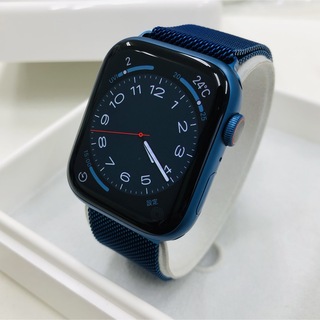 アップルウォッチ(Apple Watch)のapple watch series7 45mm ブルー セルラー(その他)