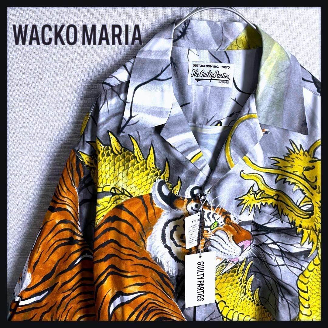WACKO MARIA - 【新品☆定価4.7万円☆虎龍】ワコマリア 長袖シャツ