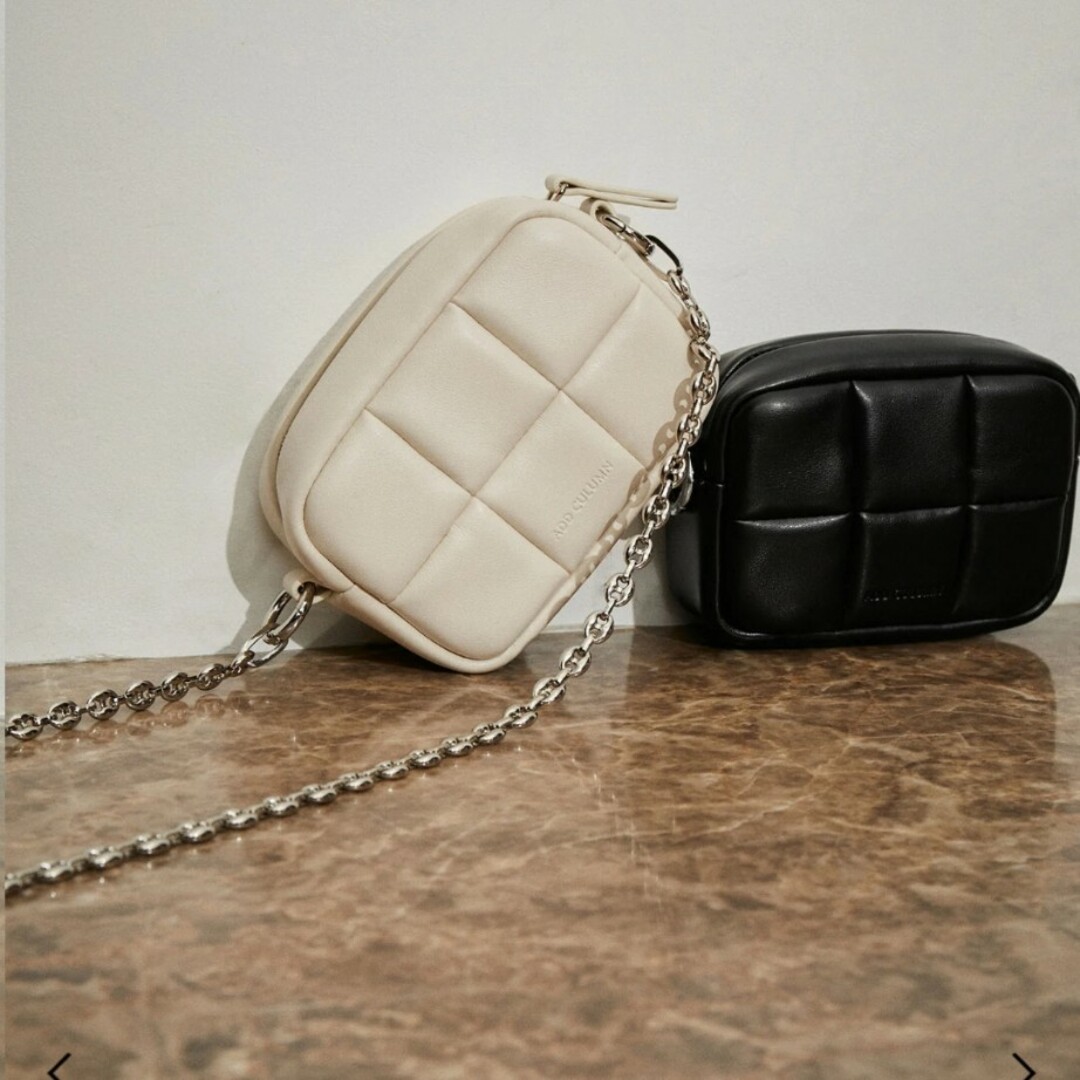 Adam et Rope'(アダムエロぺ)のadam et rope ADD CULUMN PUFF - CROSSBODY レディースのバッグ(ショルダーバッグ)の商品写真