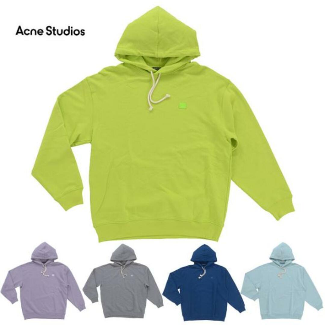 Acne Studios(アクネストゥディオズ)のAcne Studios アクネ ストゥディオズ Farrin Face CI0009 メンズ レディース パーカー スウェット グリーン パープル グレー ブルー ミント 1.グリーン メンズのトップス(パーカー)の商品写真