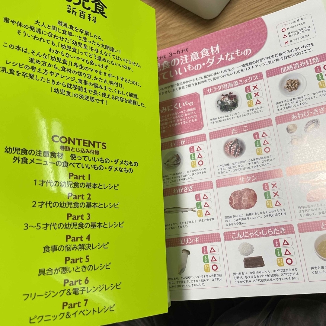 【honami様用】最新！幼児食新百科＋きほんの幼児食 エンタメ/ホビーの雑誌(結婚/出産/子育て)の商品写真