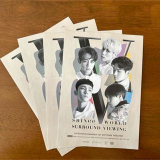 シャイニー(SHINee)の【SHINee WORLD SURROUND VIEWING】⭐︎フライヤー4枚(K-POP/アジア)