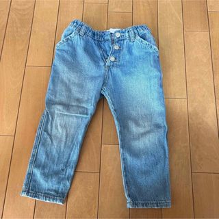 ザラキッズ(ZARA KIDS)のzara ベビーデニムパンツ　80 90(パンツ)