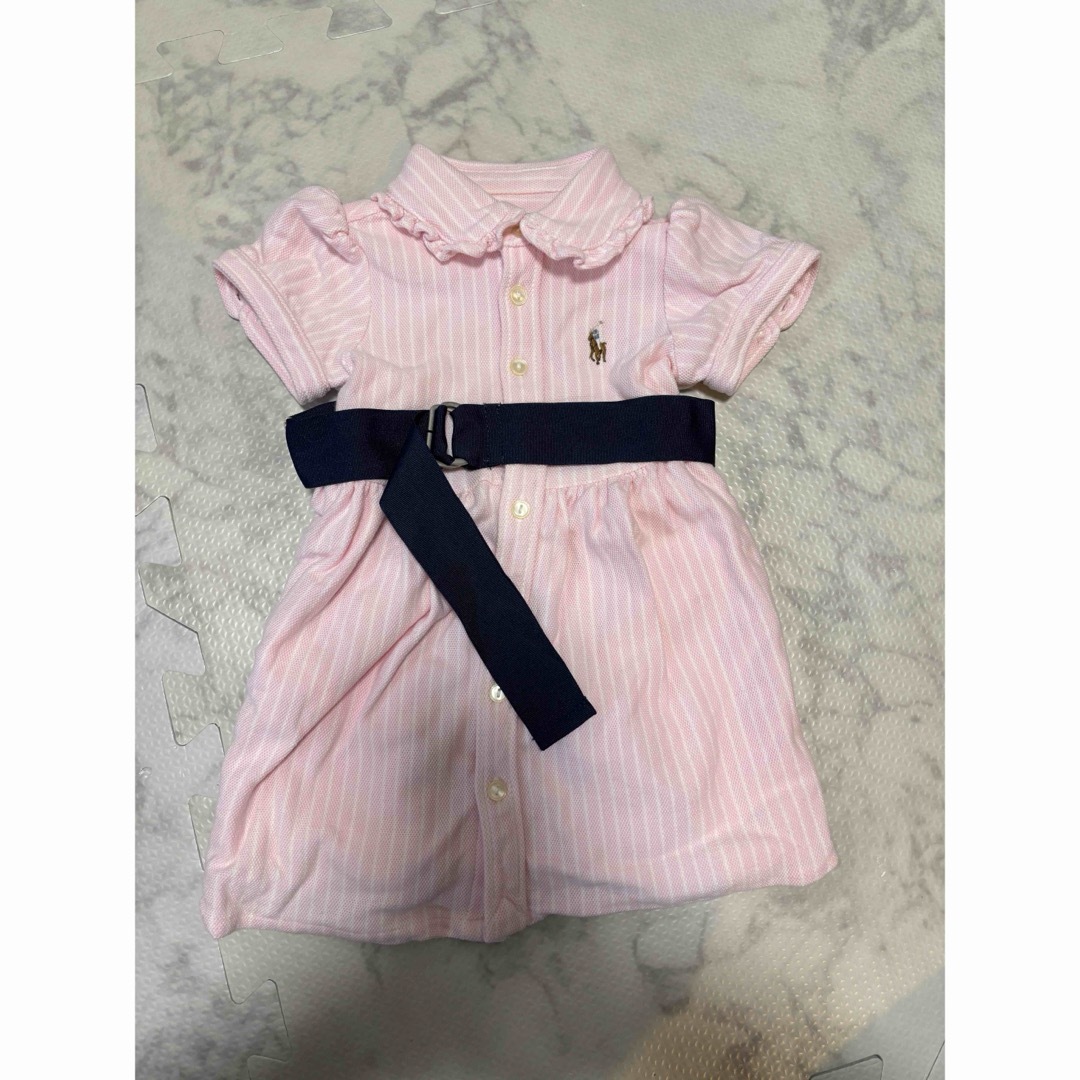 POLO RALPH LAUREN(ポロラルフローレン)のラルフローレン　ベビー　アウター　ワンピース　セット キッズ/ベビー/マタニティのベビー服(~85cm)(ジャケット/コート)の商品写真