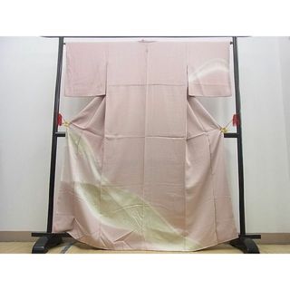 平和屋野田店■訪問着　遠山文　暈し染め　金彩　逸品　n-yc5382(着物)