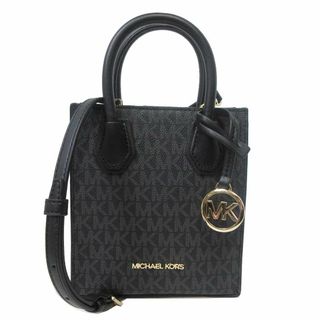 マイケルコース(Michael Kors)の【新品】マイケルコース バッグ ショルダーバッグ 35T1GM9C0I MICHAEL KORS MKシグネチャー マーサー エクストラ スモール NS 2WAY ショッパー クロスボディ 斜め掛け アウトレット レディース(ショルダーバッグ)