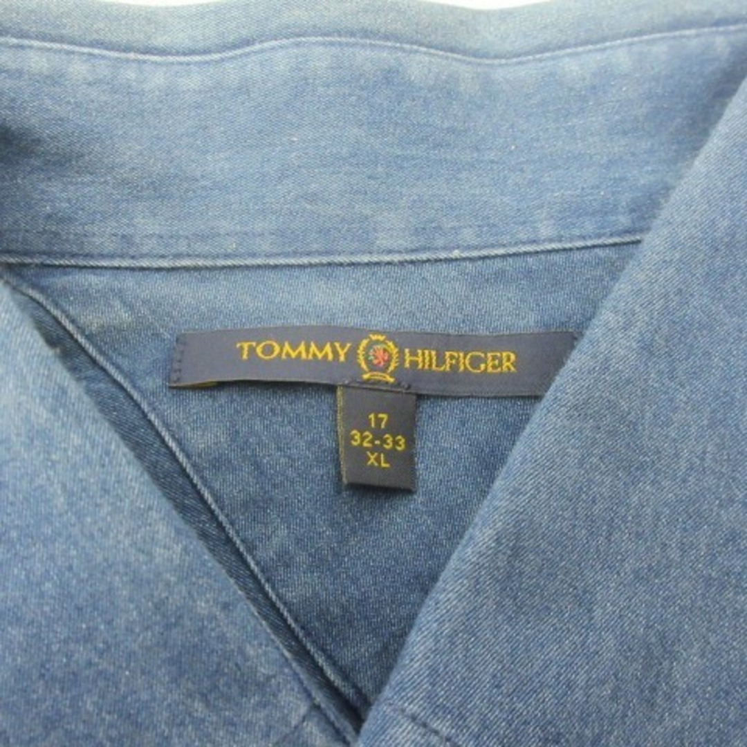 TOMMY HILFIGER(トミーヒルフィガー)のトミーヒルフィガー TOMMY HILFIGER デニムシャツ BDシャツ XL メンズのトップス(シャツ)の商品写真