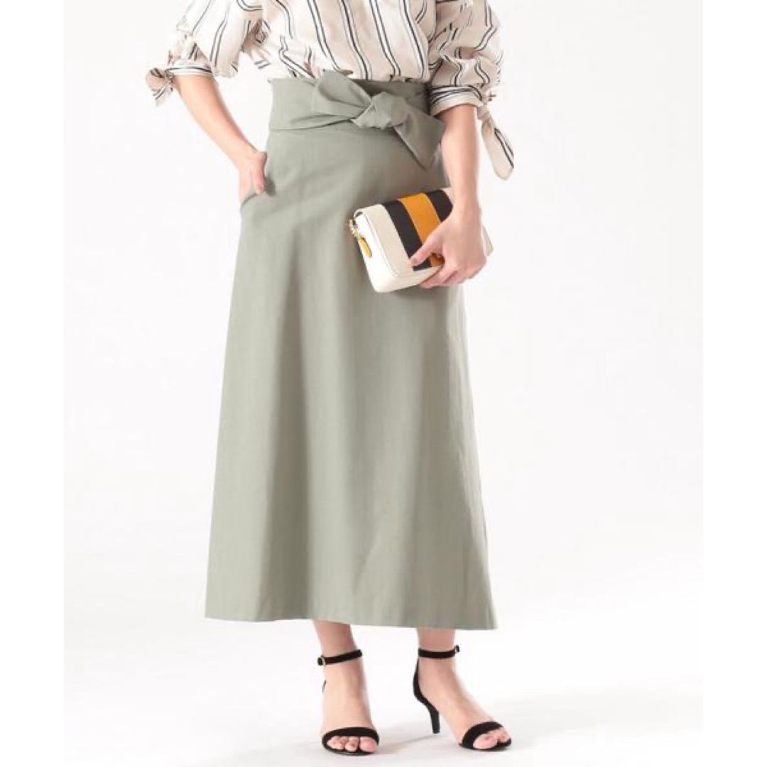 tiara(ティアラ)の新品❤️TIARA リボン付スカート　ティアラ レディースのスカート(ロングスカート)の商品写真