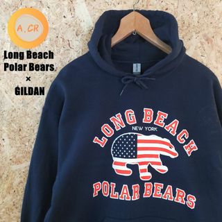 ギルタン(GILDAN)のLong Beach Polar Bears × GILDAN  両面プリント(パーカー)