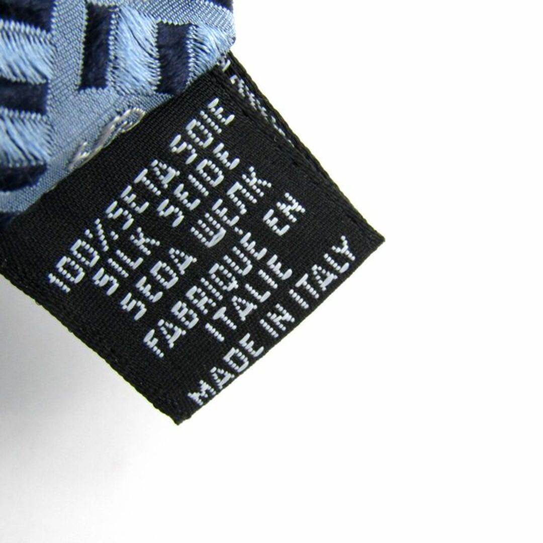 Gianfranco FERRE(ジャンフランコフェレ)のジャンフランコ・フェレ ブランドネクタイ 総柄 ロゴ シルク イタリア製 メンズ ブルー GIANFRANCO FERRE メンズのファッション小物(ネクタイ)の商品写真