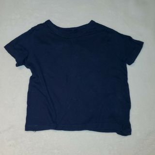 エイチアンドエム(H&M)の半袖Tシャツ　90　紺色(Tシャツ/カットソー)