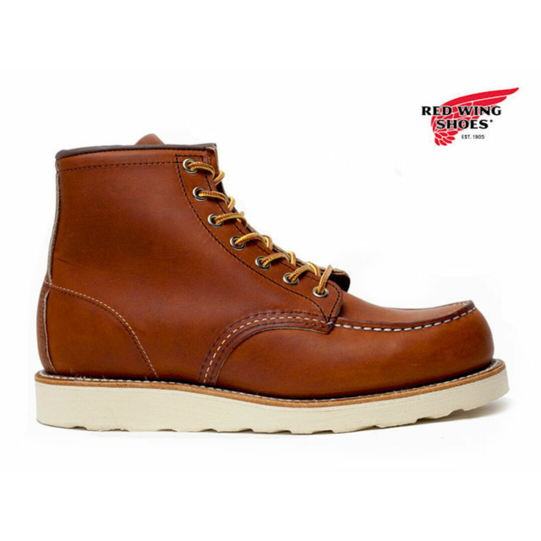 REDWING(レッドウィング)の【875】レッドウィング REDWING 875 アイリッシュセッター クラシック レッドウイング モカシントゥ ORO-LEGACY レッドウィング Dワイズ ワークブーツ 6inch 【送料無料】 メンズの靴/シューズ(ブーツ)の商品写真