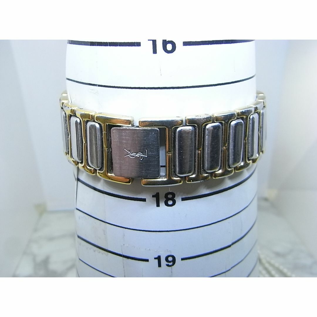 Yves Saint Laurent(イヴサンローラン)のイヴ・サンローラン　YSL　ブラック文字盤　ボーイズ　ウォッチ　厚B メンズの時計(腕時計(アナログ))の商品写真
