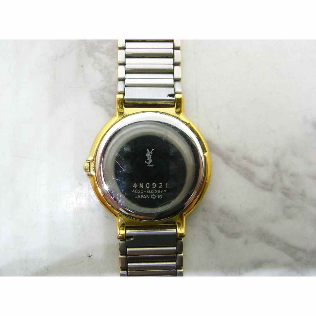 Yves Saint Laurent(イヴサンローラン)のイブサンローラン　YSL　ラウンド　ボーイズ　ウォッチ　薄 メンズの時計(腕時計(アナログ))の商品写真