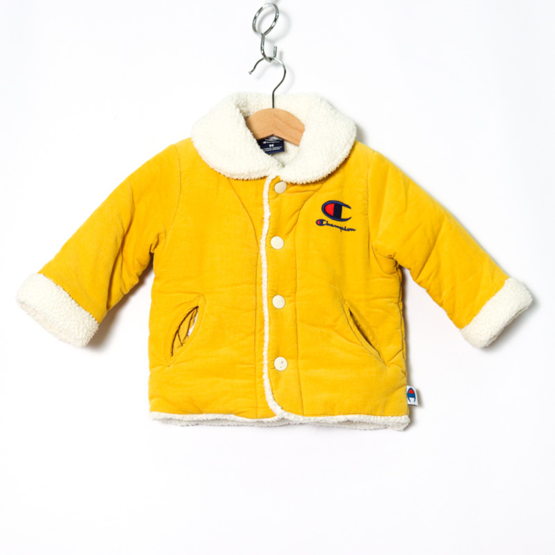 Champion(チャンピオン)のチャンピオン ボアジャケット コーデュロイ ジャンパー アウター ベビー 男の子用 90サイズ イエロー Champion キッズ/ベビー/マタニティのベビー服(~85cm)(ジャケット/コート)の商品写真