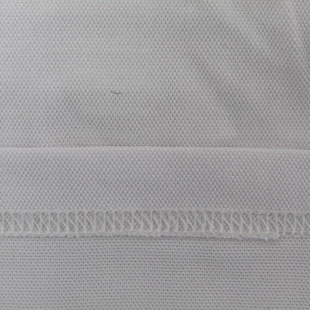 FILA(フィラ)のフィラ 半袖ポロシャツ ロゴ刺繍 ゴルフウエア メンズ Mサイズ ホワイト FILA メンズのトップス(ポロシャツ)の商品写真