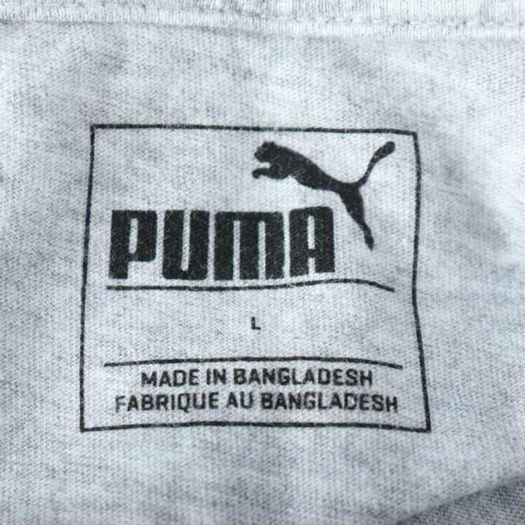 PUMA(プーマ)のプーマ 半袖Tシャツ グラフィックT スニーカー柄 スポーツウエア メンズ Lサイズ グレー PUMA メンズのトップス(Tシャツ/カットソー(半袖/袖なし))の商品写真