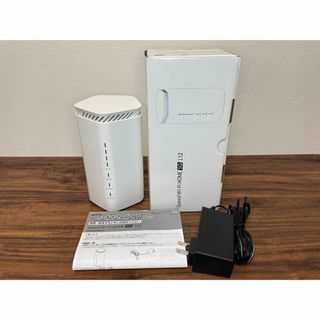 エヌイーシー(NEC)のSpeed Wi-Fi HOME 5G L12  UQ WiMAXホームルーター(PC周辺機器)