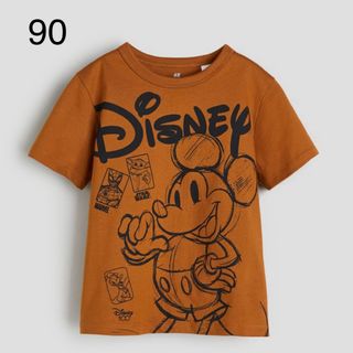 エイチアンドエム(H&M)の《新作》h&m  ディズニー100周年  ミッキーマウス　Tシャツ　90(Tシャツ/カットソー)