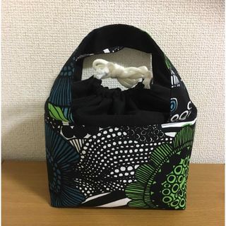 marimekko - ☆マリメッコ  ハンドメイド　保温保冷　持ち手付きお弁当袋☆