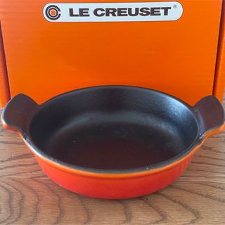 ルクルーゼ(LE CREUSET)のルクルーゼ プレートロンド オレンジ lecreuset(鍋/フライパン)