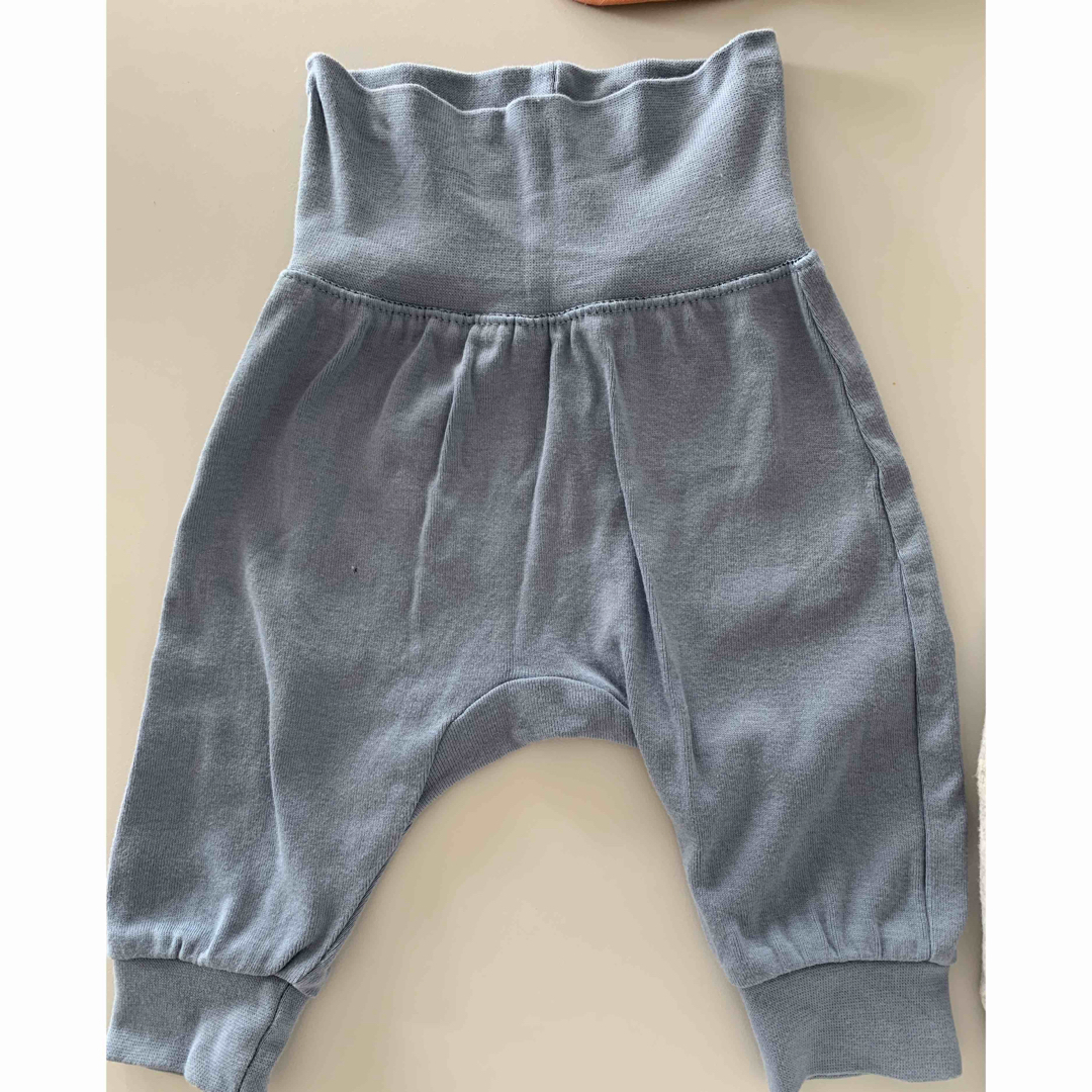 H&M(エイチアンドエム)のh&m コットン2ピースセット　新生児 キッズ/ベビー/マタニティのベビー服(~85cm)(ロンパース)の商品写真