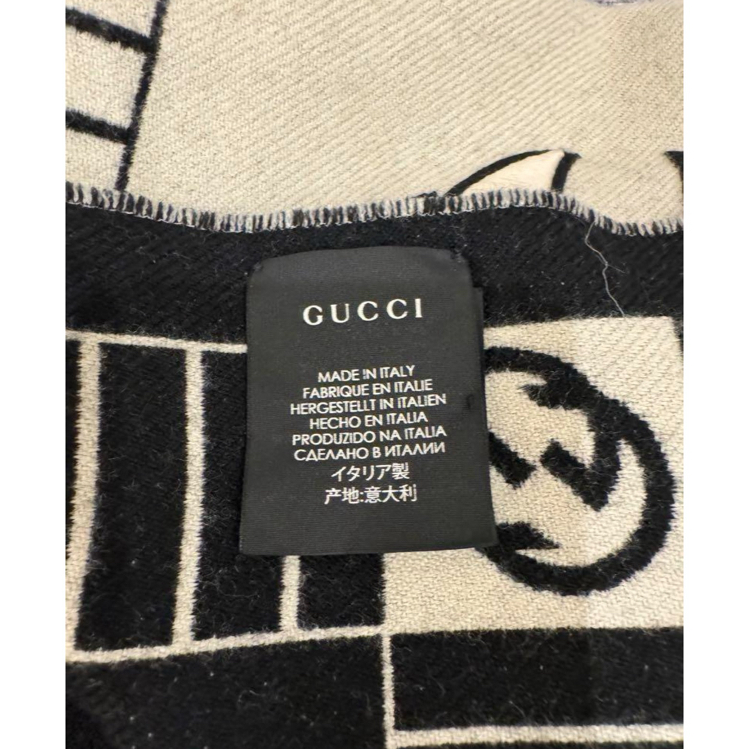 Gucci(グッチ)のグッチ GUCCI マフラー ウール ニューヨークヤンキースコラボ メンズのファッション小物(マフラー)の商品写真