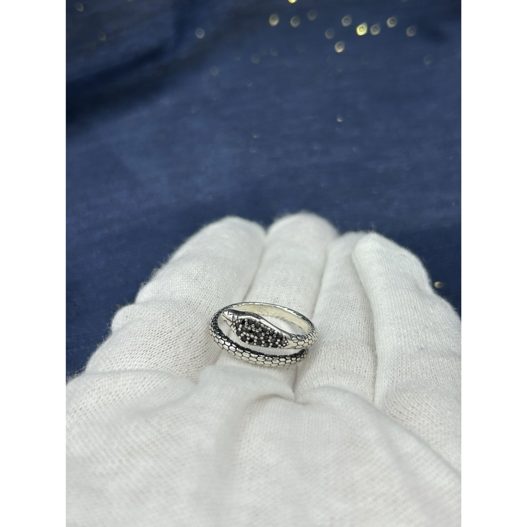 指輪　蛇　リング　メンズ　レディースリング　個性　フリーサイズ メンズのアクセサリー(リング(指輪))の商品写真