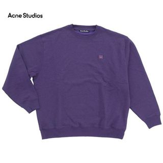 アクネストゥディオズ(Acne Studios)のAcne Studios アクネ ストゥディオズ Forba Melange face CI0054 BMZ / 415 フェイス スウェット トレーナー as0061 パープル(スウェット)