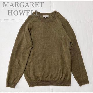 マーガレットハウエル(MARGARET HOWELL)の【MARGARET HOWELL】マーガレットハウエル リネンニットプルオーバー(ニット/セーター)