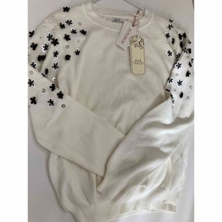 チェスティ(Chesty)の新品　フラワービジュー　ニット(ニット/セーター)