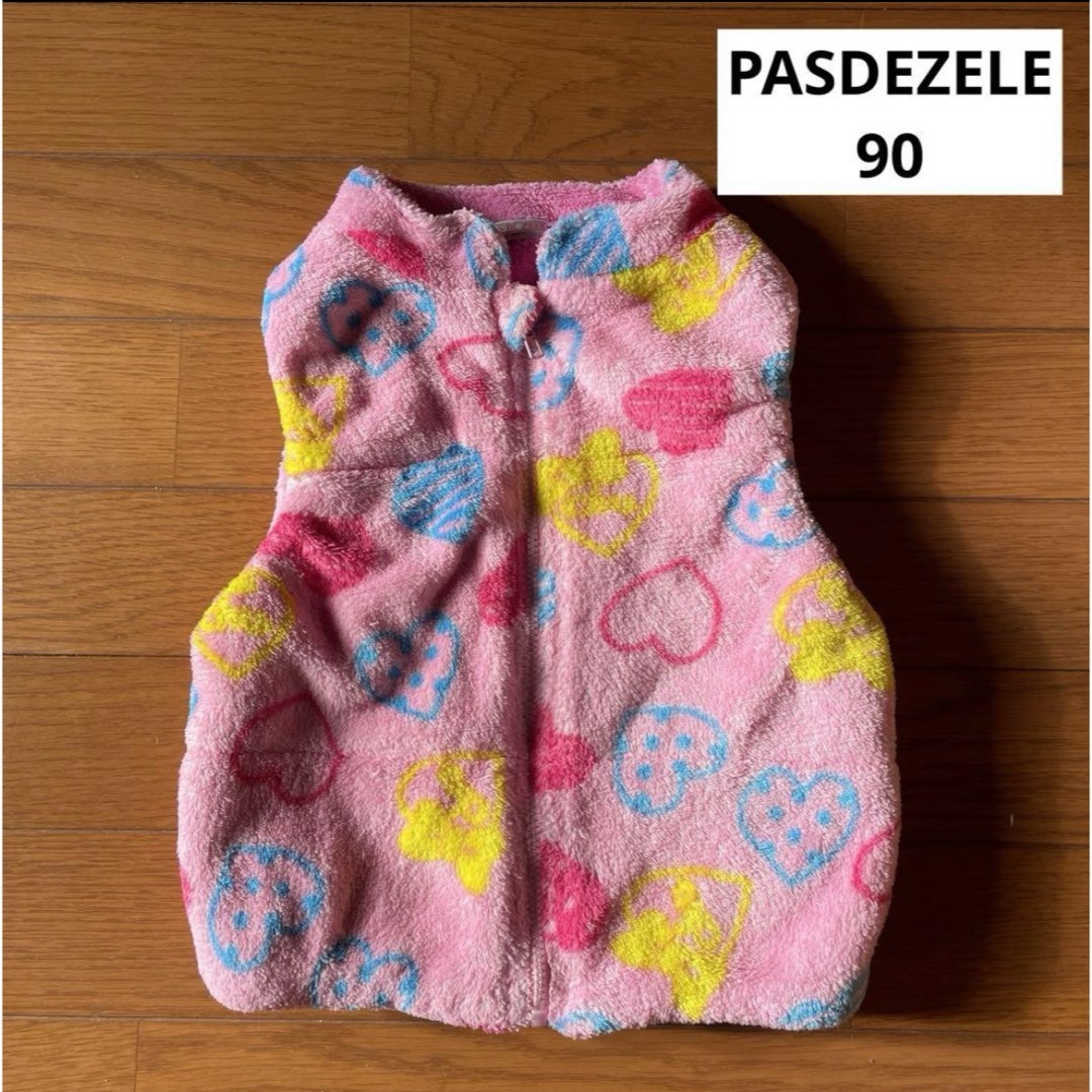 H&M(エイチアンドエム)のPASDEZELE◆ベスト 90 キッズ/ベビー/マタニティのキッズ服女の子用(90cm~)(ジャケット/上着)の商品写真