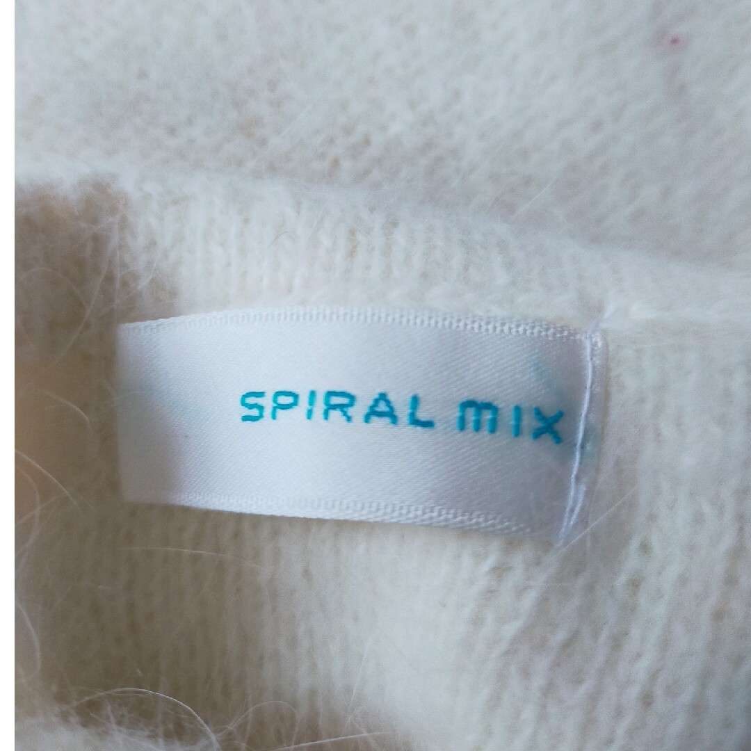 SPIRALMIX  ハイネックノ―スリーブニットベスト レディースのトップス(カットソー(半袖/袖なし))の商品写真