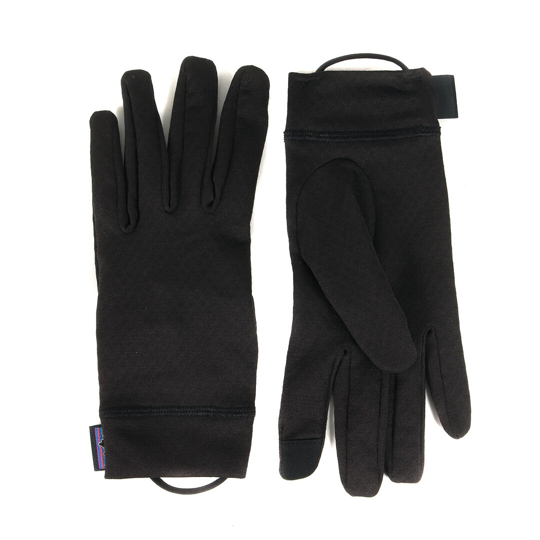 patagonia(パタゴニア)の新品同様 Patagonia パタゴニア サイズ:M 23AW キャプリーン ミッドウェイト ライナー グローブ Capline Midweight Liner Glove ブラック(BLK) 黒 手袋 アウトドア ブランド【メンズ】【中古】 メンズのファッション小物(手袋)の商品写真