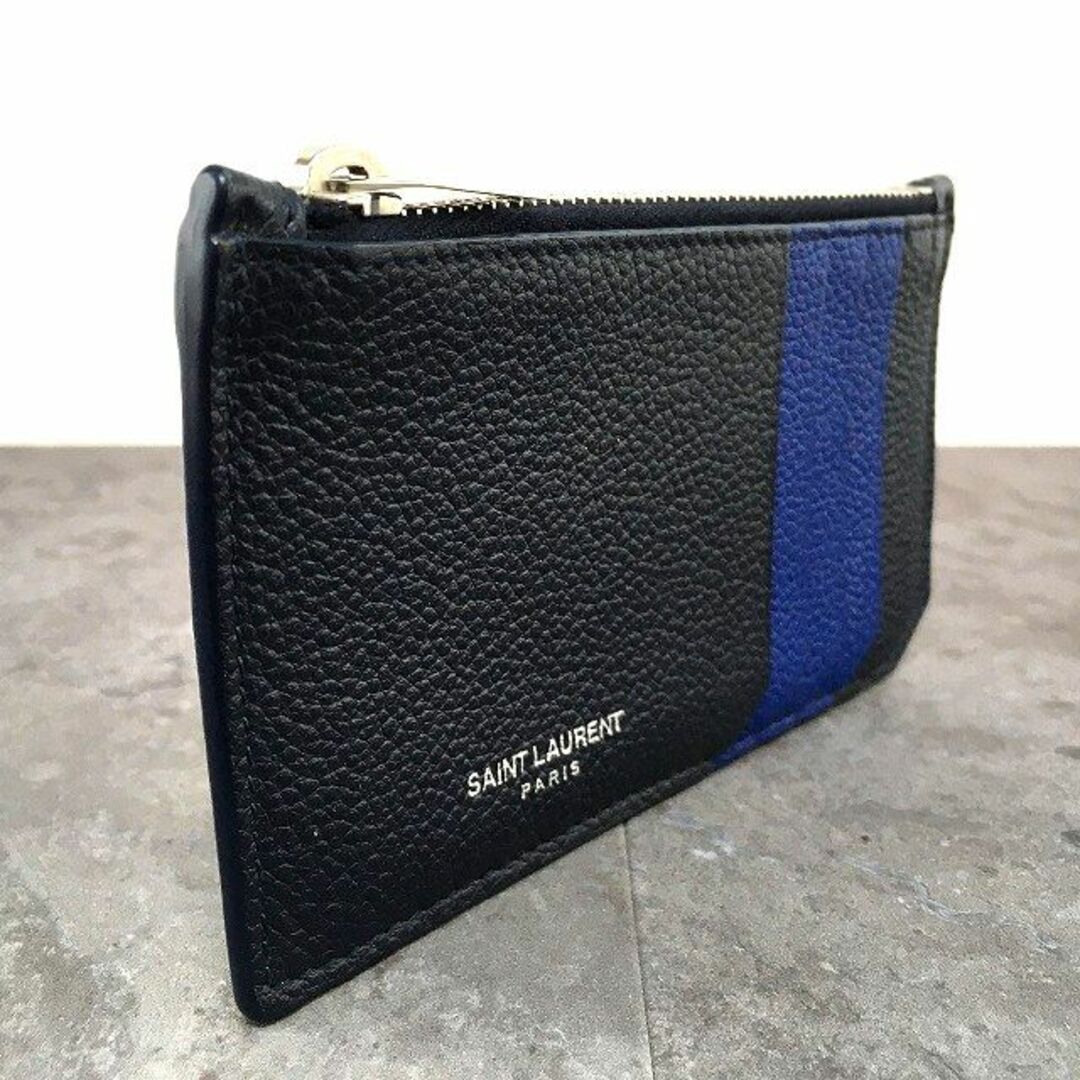 Saint Laurent(サンローラン)の極美品 Saint Laurent フラグメントケース 黒 470 メンズのファッション小物(コインケース/小銭入れ)の商品写真