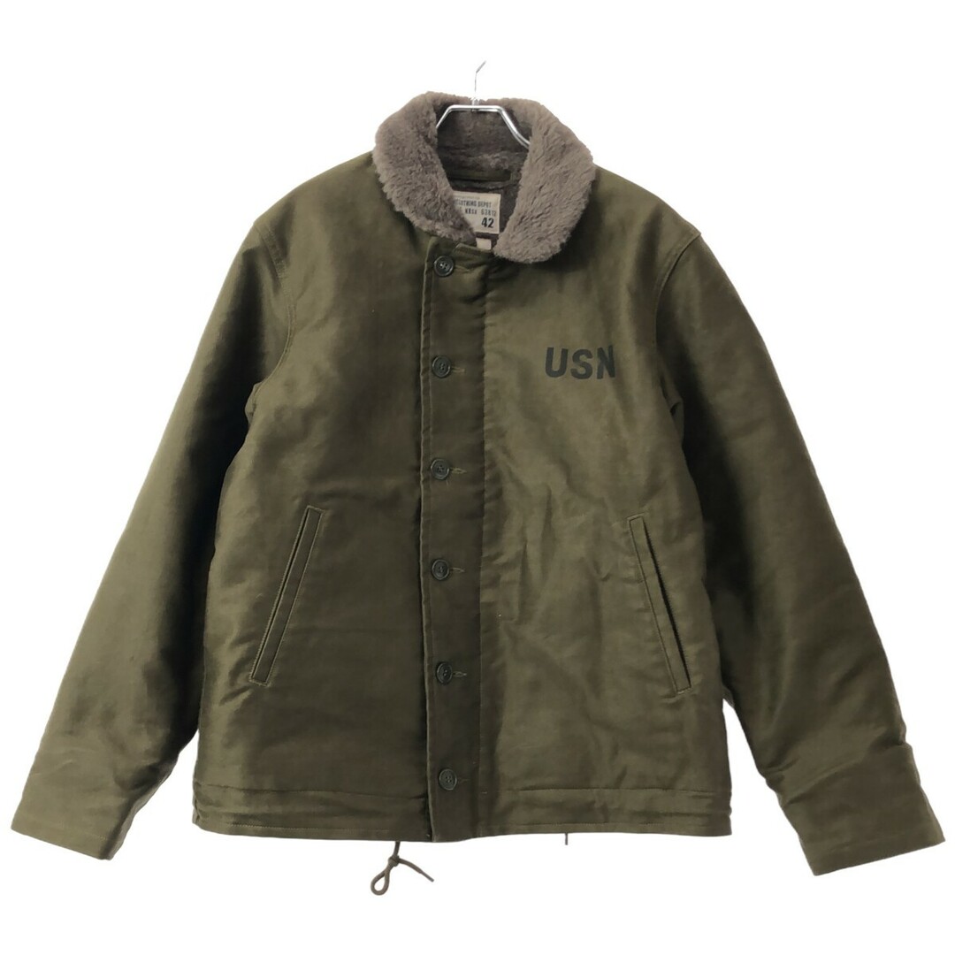 AVIREX(アヴィレックス)のAVIREX アヴィレックス N-1 DECK JACKET VINTAGE N-1 デッキジャケットヴィンテージ カーキ 42 783-3952038 メンズのジャケット/アウター(ミリタリージャケット)の商品写真