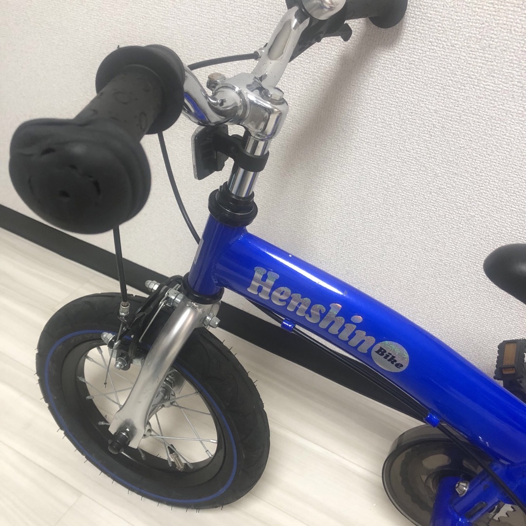 へんしんバイク　ブルー　子供用自転車　キッズバイク　ブルー スポーツ/アウトドアの自転車(自転車本体)の商品写真