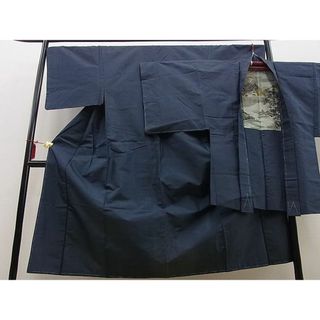 平和屋野田店■男性　本場大島紬　アンサンブル　80亀甲　逸品　n-yt0625(着物)