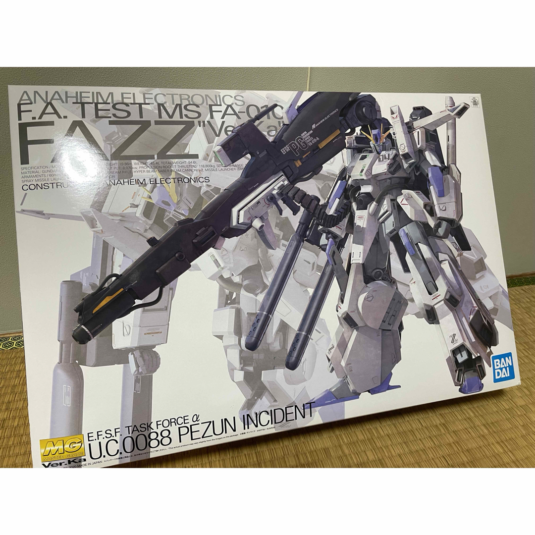 MG 機動戦士ガンダムセンチネル FAZZ Ver.Ka 1/100スケール MG 機動戦士ガンダムセンチネル FAZZ Ver.Ka 1/100スケール
