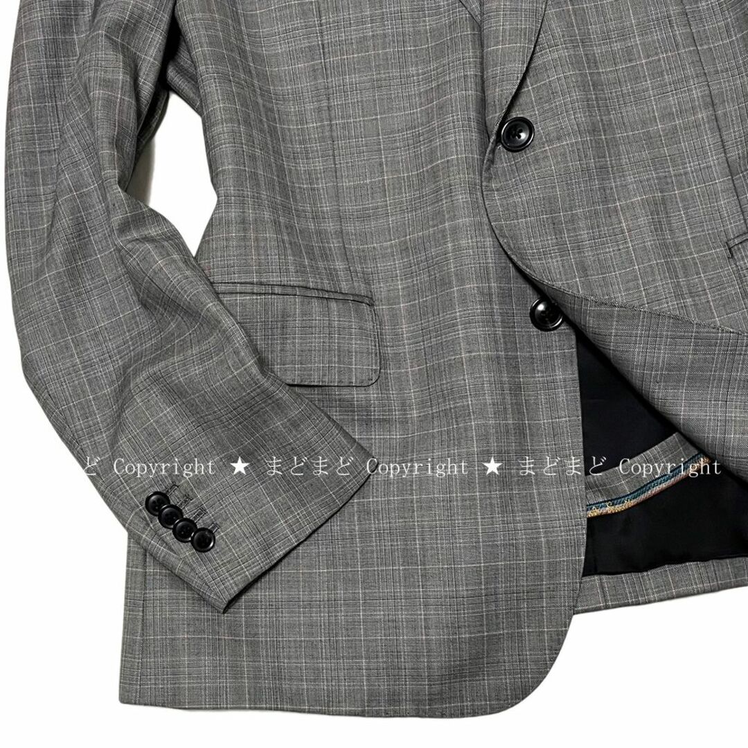 Paul Smith(ポールスミス)のポールスミス バウアーローバック 2B チェック テーラード ジャケット XL2 メンズのジャケット/アウター(テーラードジャケット)の商品写真
